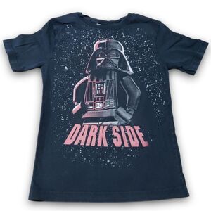 Disney Star Wars Lego Shirt Size 5/6 Toddler Kids Darth Vader Dark Side Graphic